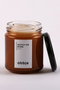 Aberto Design Vela Aromática Sunshine Amber Sándalo Parafina/Soya 6.5x8.5 cm Vidrio Ámbar